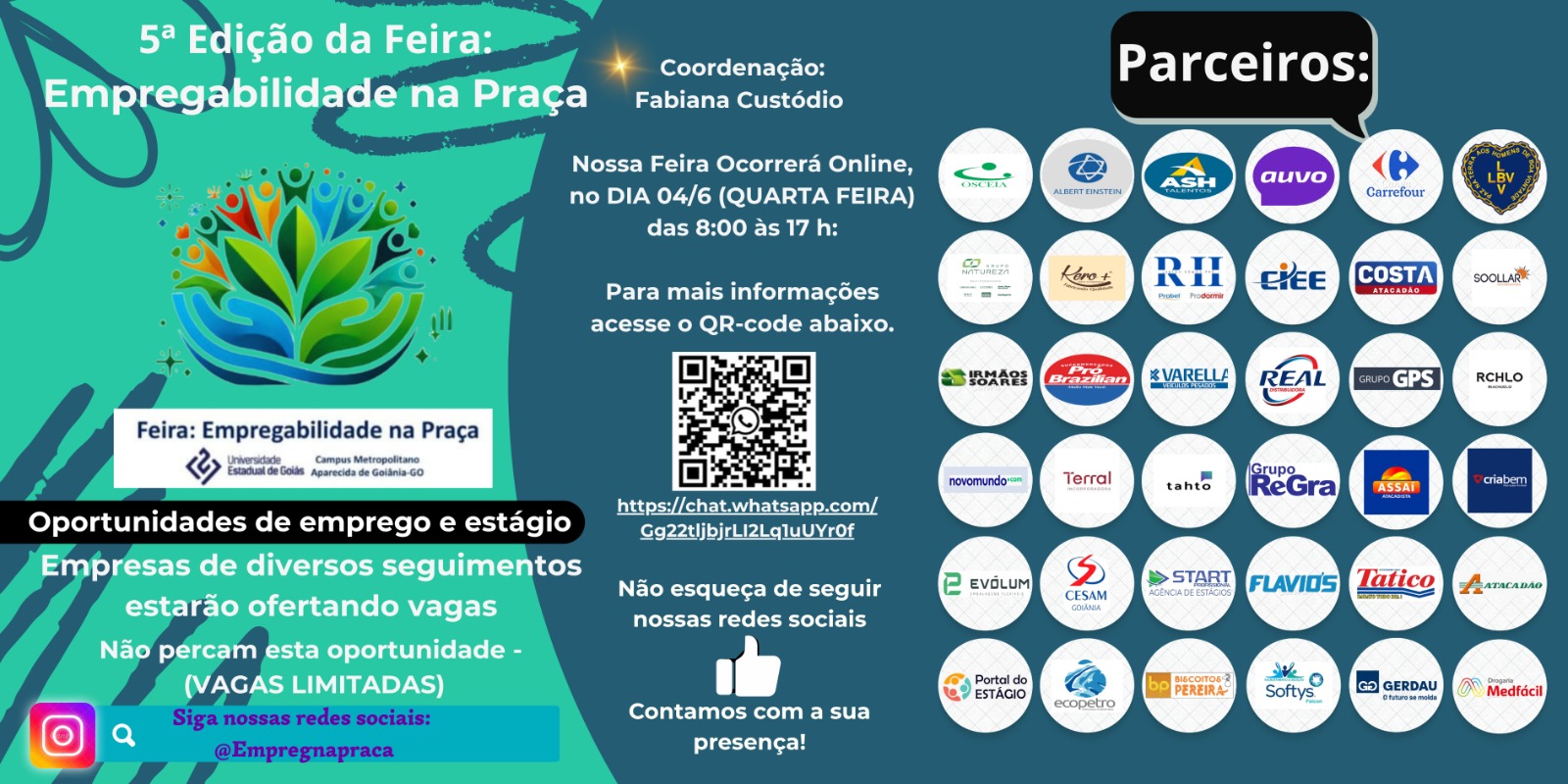 Arte de divulgação do evento.
